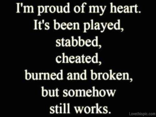 proud of my heart