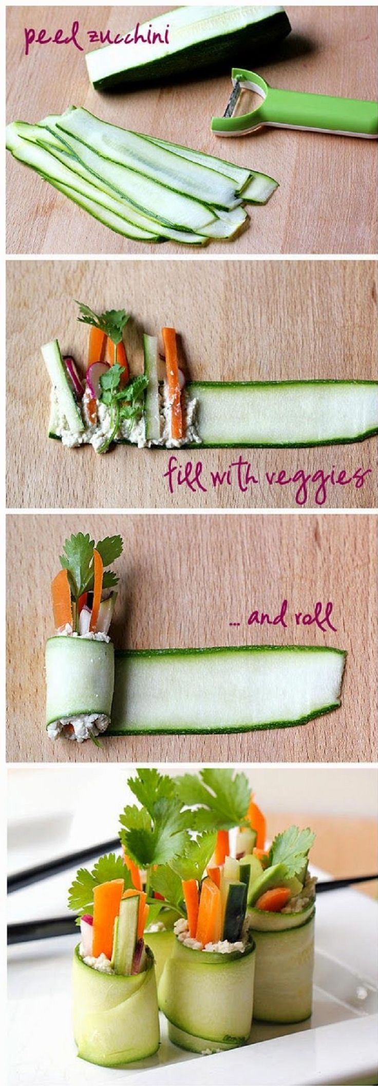 Peeled Zucchini Bites Pictures, Photos, and Images for Facebook, Tumblr