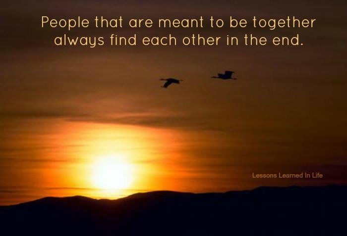 people that are meant to be