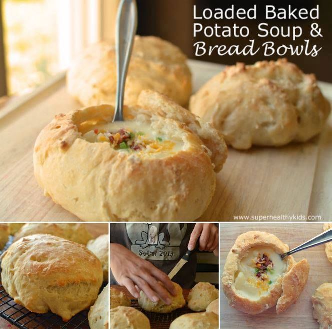 Baked Potato Soup Bread Bowls Pictures, Photos, and Images for Facebook