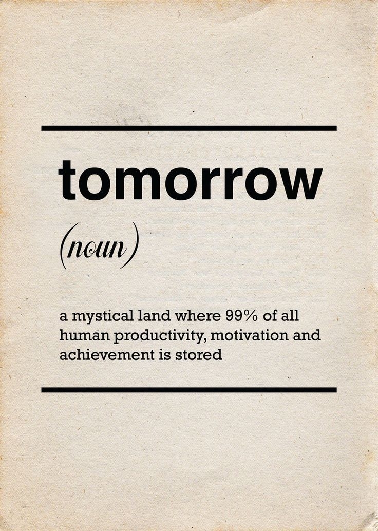 Procrastination