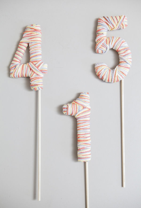 DIY Yarn Table Number Pictures, Photos, and Images for Facebook, Tumblr ...