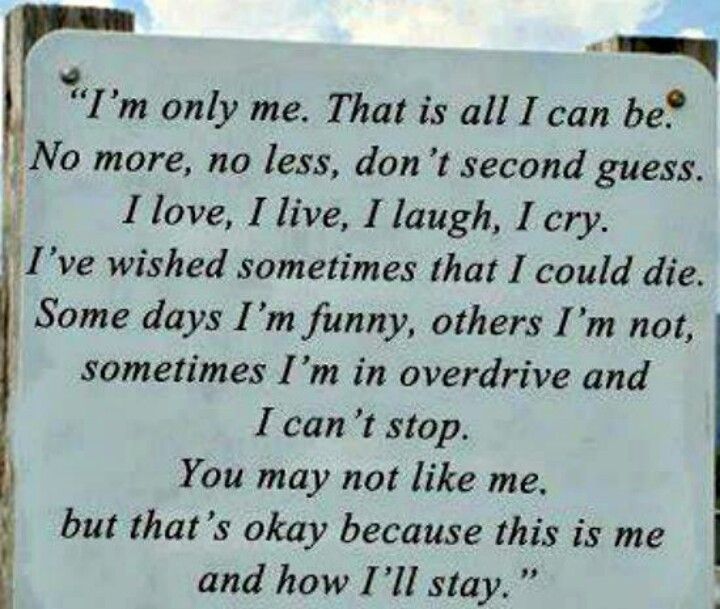 im only me