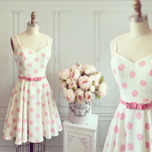 yas polka dot dress