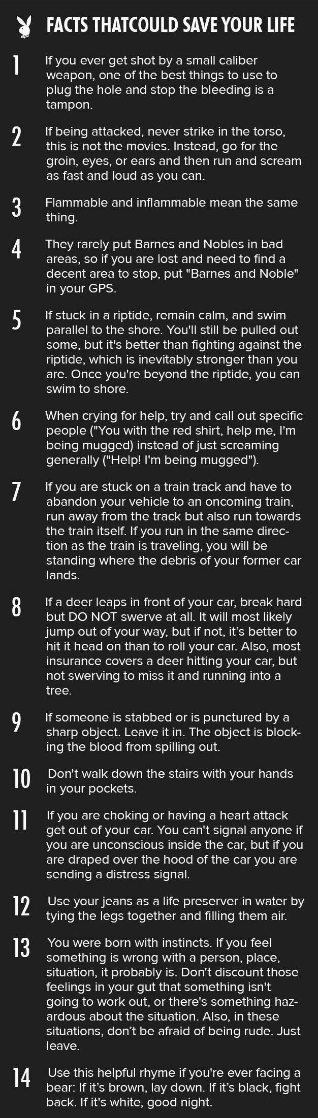 Facts That Could Save Your Life Pictures, Photos, and Images for