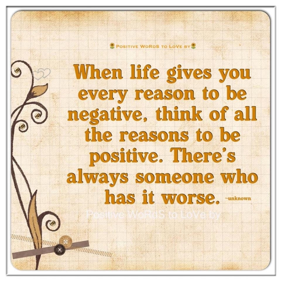 think positive