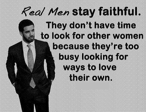 real men stay faithful