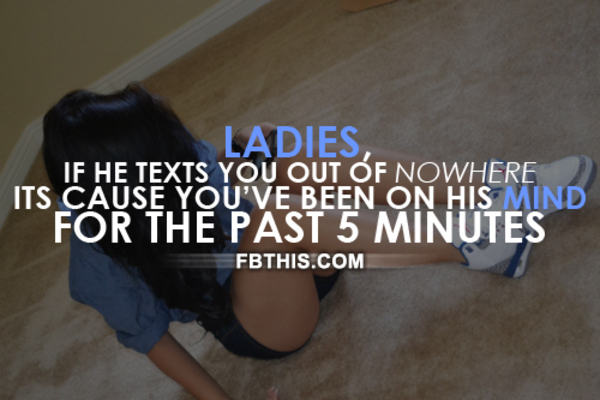 If He Texts You