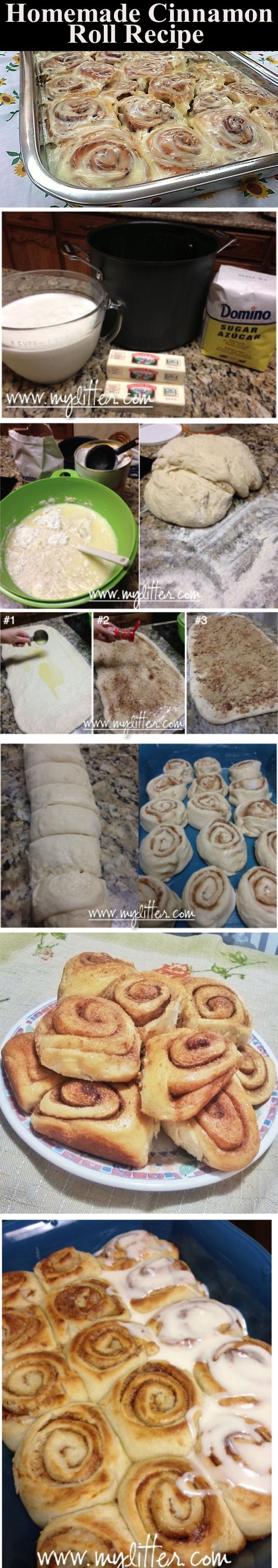 Homemade Cinnamon Roll Recipe Clone Of A Cinnabon! Pictures, Photos, and Images for Facebook