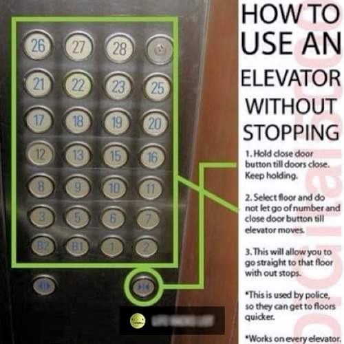 How To Use An Elevator Without Stopping Pictures, Photos, and Images for Facebook, Tumblr