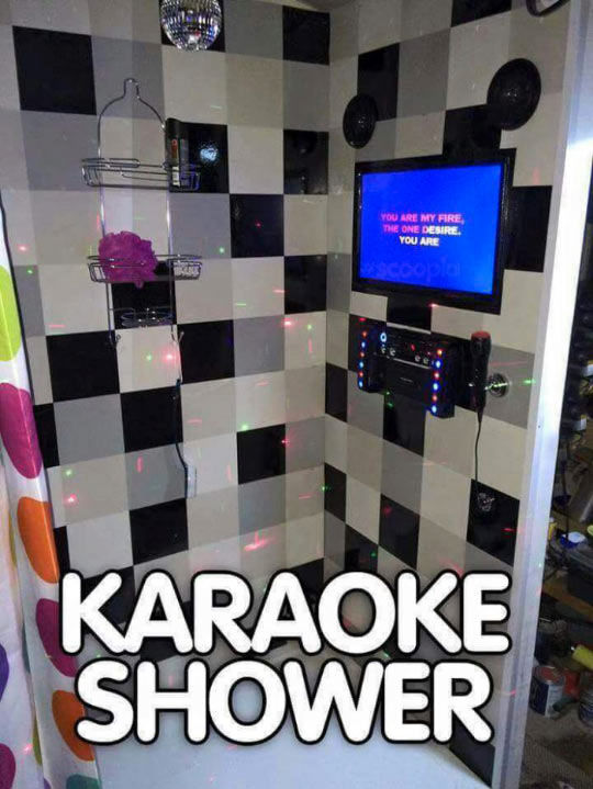 Karaoke Shower Pictures, Photos, and Images for Facebook, Tumblr