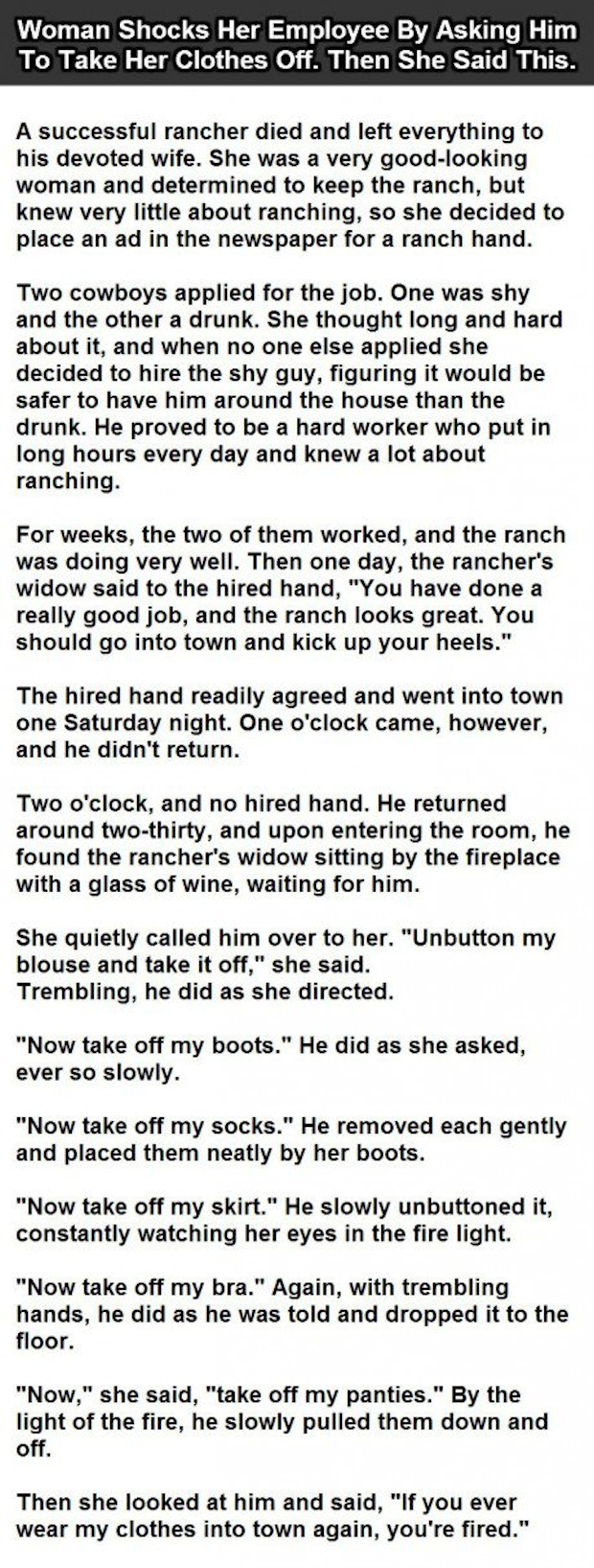 Woman Shocked Her Employee By Asking