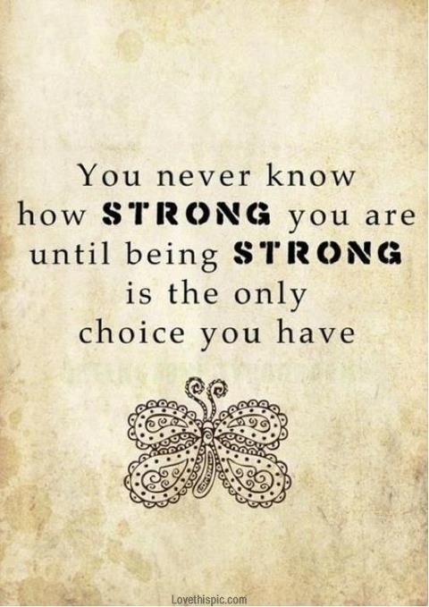 how strong you are