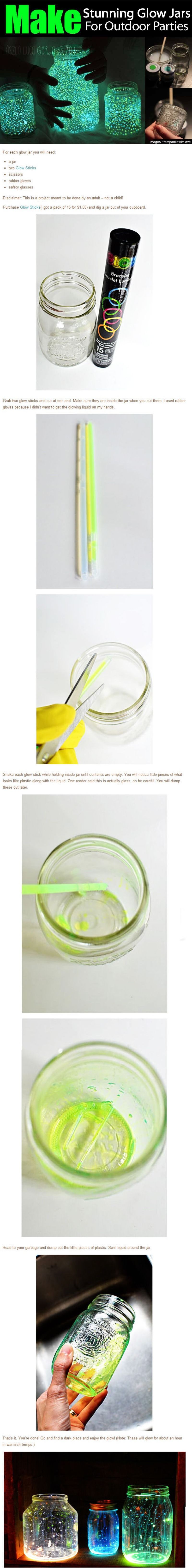 How To Make Your Own Glow Jars Pictures, Photos, and Images for