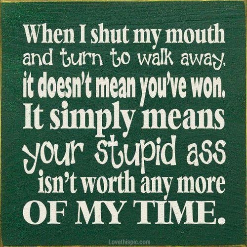 when i shut my mouth when i shut my mouth