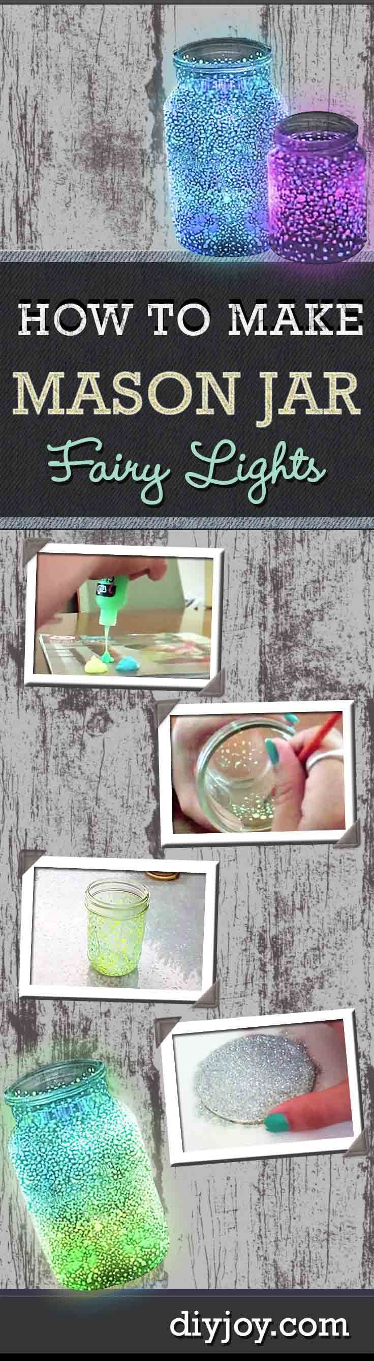 How To Make Mason Jar Fairy Lights Pictures, Photos, and Images for