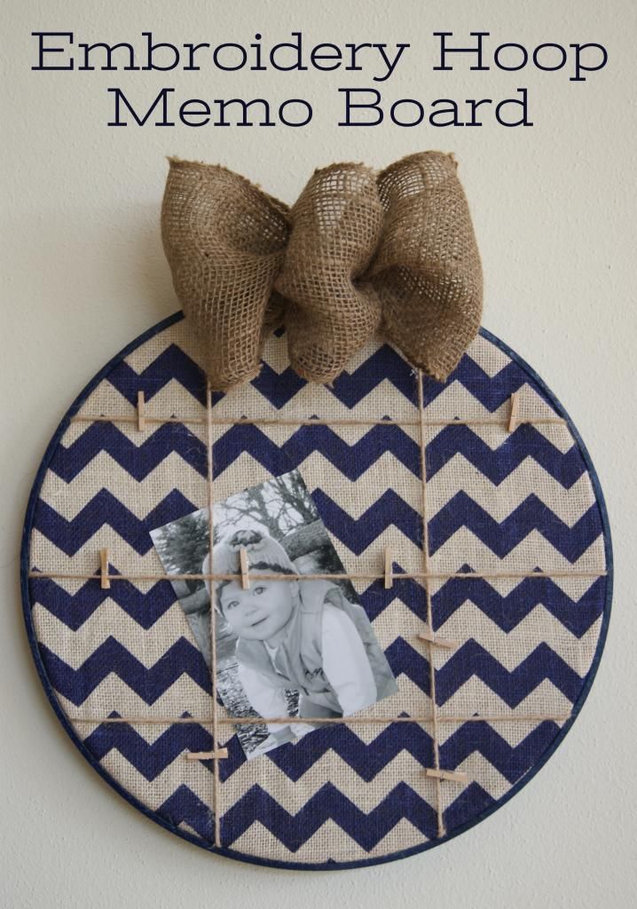 Embroidery Hoop Memo Board Pictures, Photos, and Images for Facebook, Tumblr, Pinterest, and Twitter