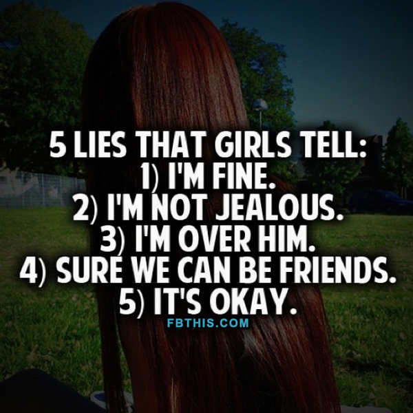 5 Lies Girls Tell