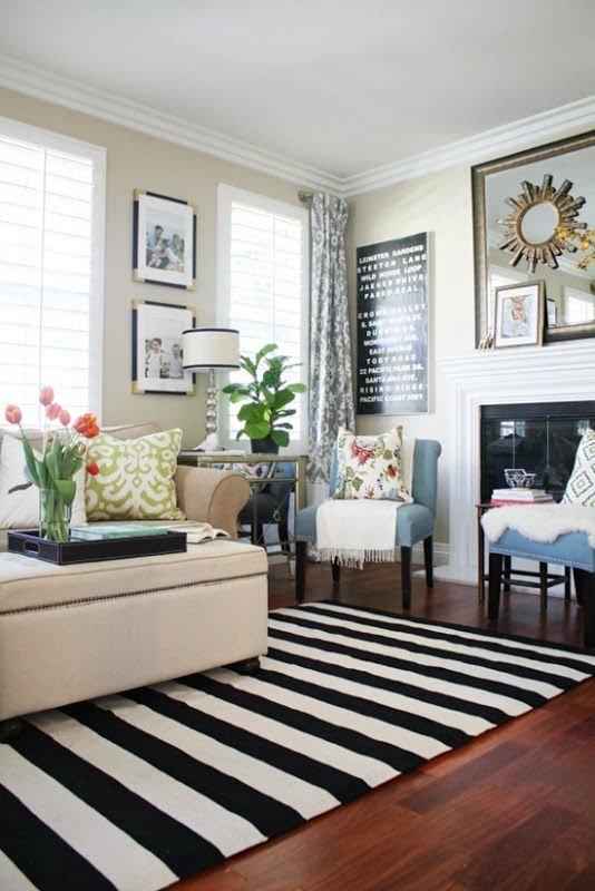 Black And White Striped Rug Pictures, Photos, and Images for Facebook
