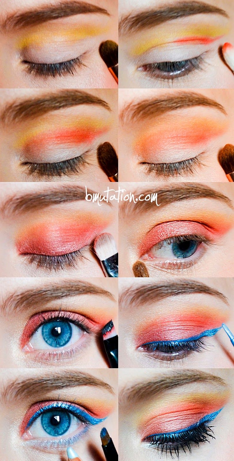 Sunset Eye Makeup Tutorial Pictures, Photos, and Images for Facebook