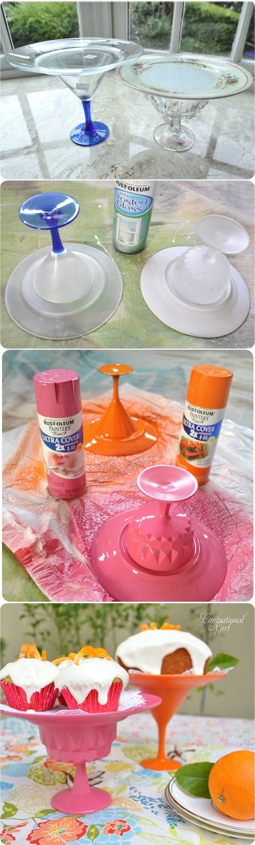 DIY cake stands
