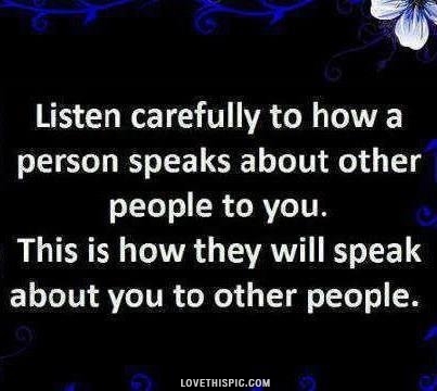 listen carefully