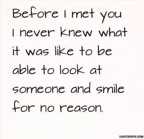 Before I met you... Before I met you...
