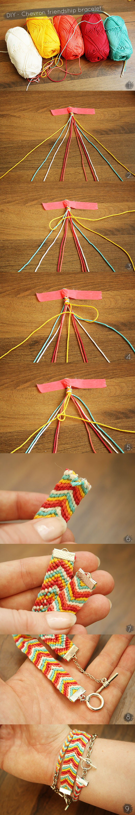 DIY chevron bracelet DIY chevron bracelet