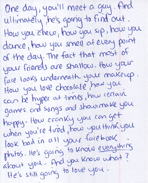 He's still going to love you!