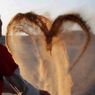Sand heart
