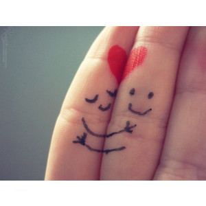 Cute hand hug Cute hand hug
