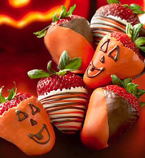Halloween Chocolate Covered Strawberries Pictures, Photos, and Images