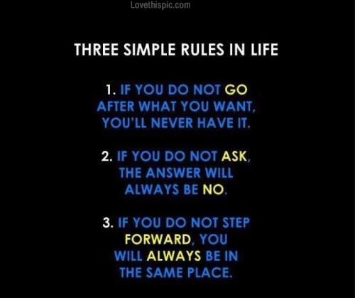 three simple rules in life three simple rules in life