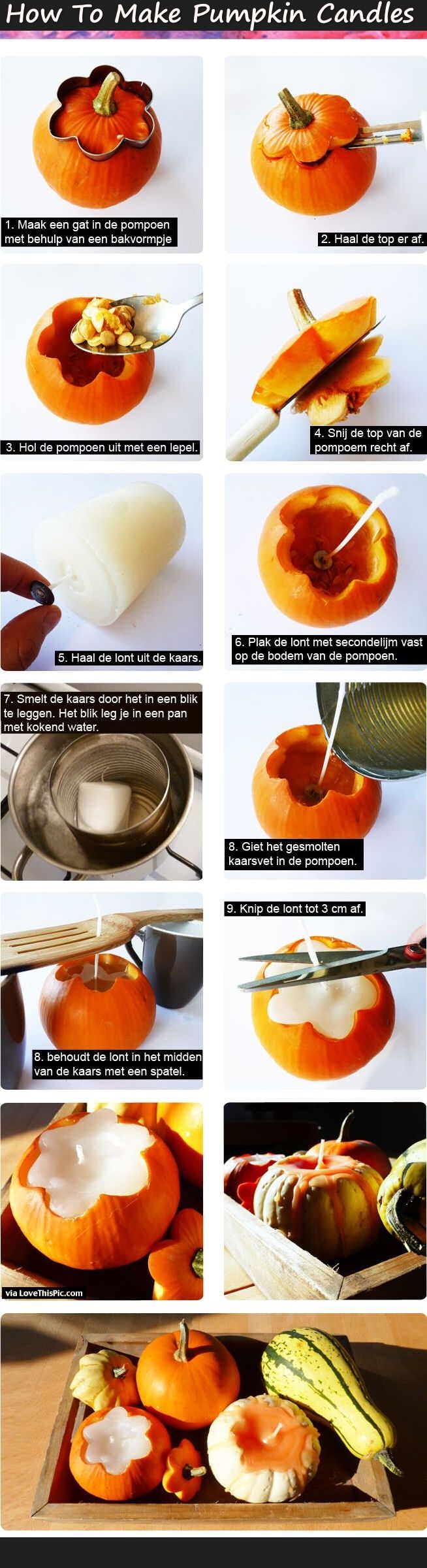 How To Make Pumpkin Candles Pictures, Photos, and Images for Facebook