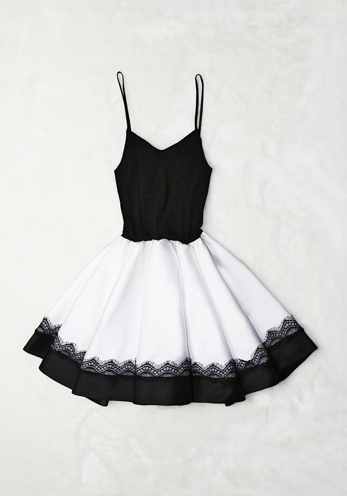 EyelashLaceTrim ALine Cami Dress Pictures, Photos, and Images for