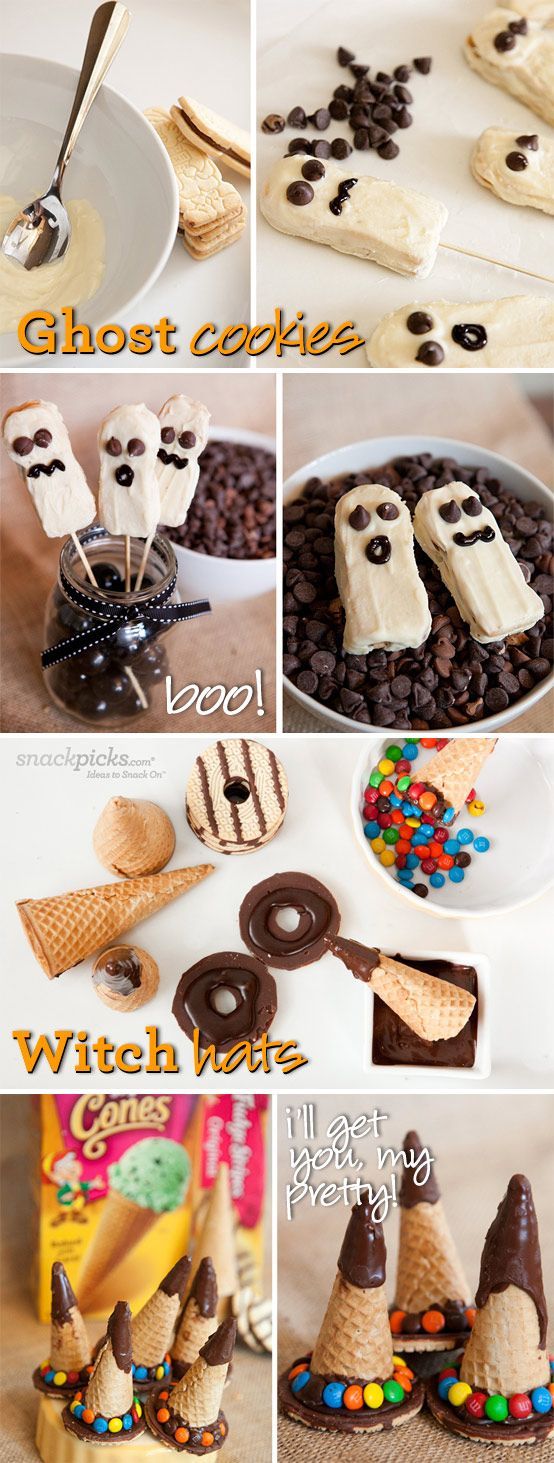 How To Make Halloween Ghost Cookies Pictures, Photos, and Images for