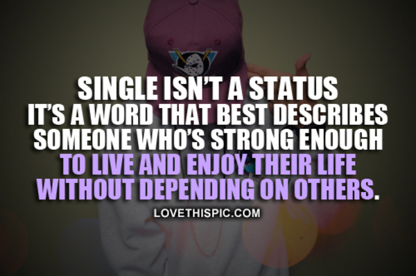 Being Single Being Single