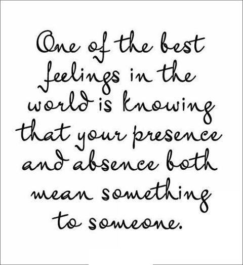 one of the best feelings in the world