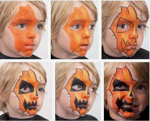 Halloween Jack O Lantern Face Paint Pictures, Photos, and Images for ...