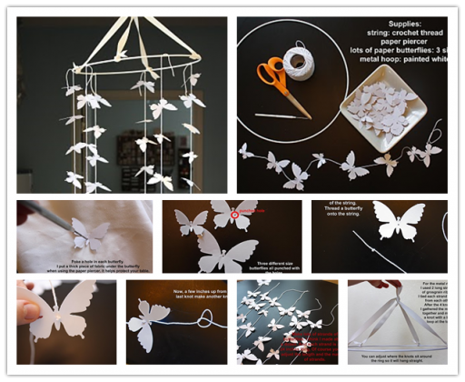 DIY Butterfly Mobile Pictures, Photos, and Images for Facebook, Tumblr