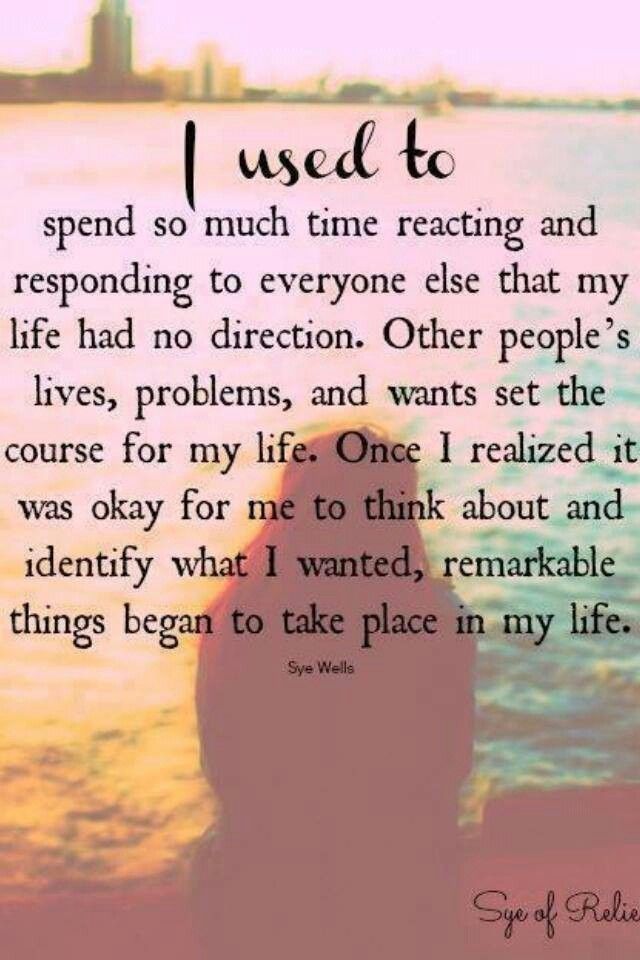 I used to