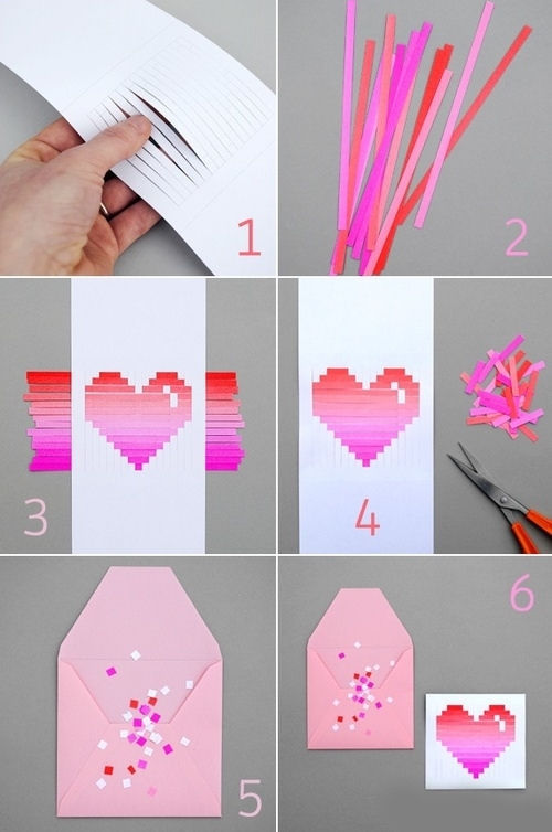 DIY Paper Heart Card