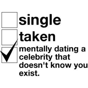 Mentally dating a celebrity