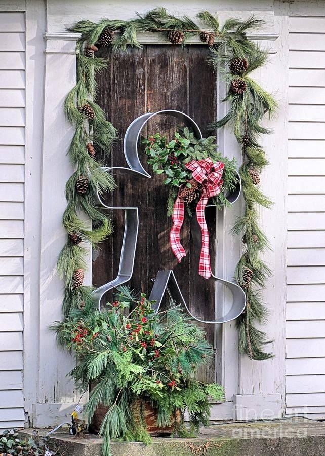 Cute Front Door Christmas Decorations Pictures, Photos, and Images for