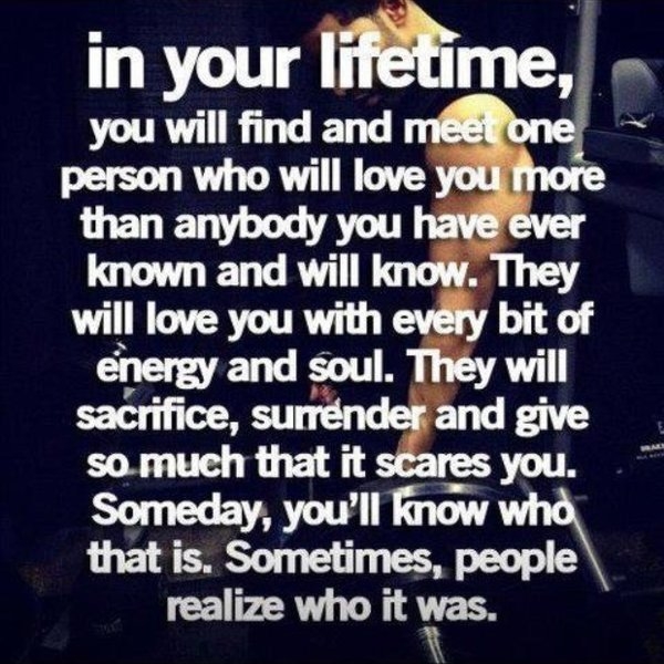 In your lifetime...