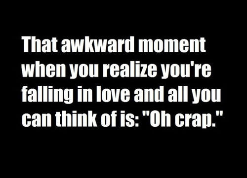 That awkward moment...