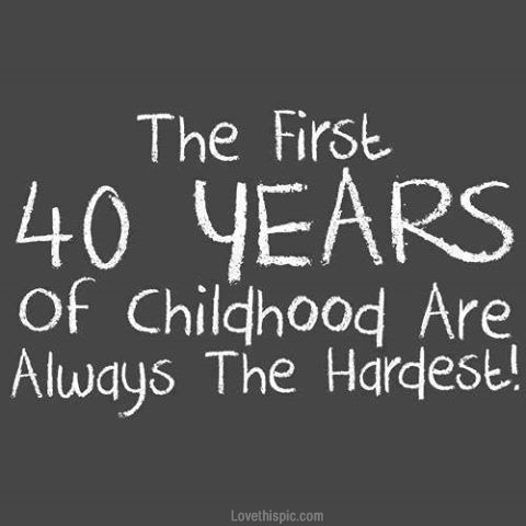 the first 40 years the first 40 years