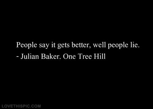 Well people lie
