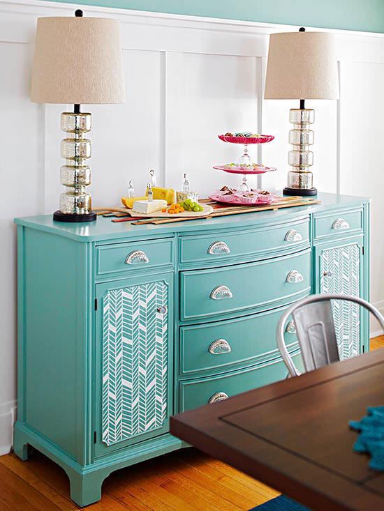 Repurposed Dresser As A Buffet Pictures, Photos, and Images for