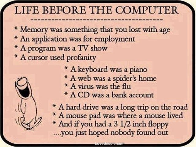 life before the computer life before the computer
